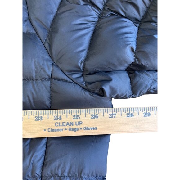 Eddie Bauer Mens Black Down Insulated Puffer Jacket 2XL Lightweight Warm Nylon F - Picture 7 of 7